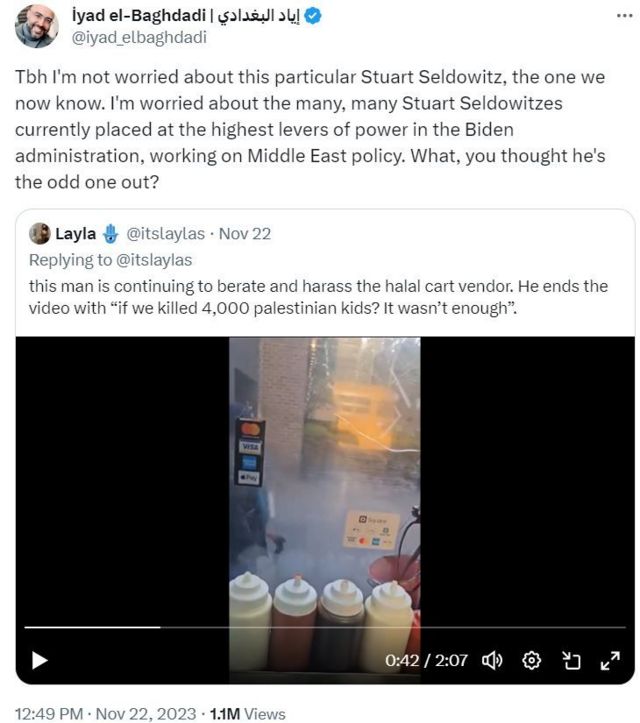 اوبامہ دور کے سابق مشیر مسلم مخالف گفتگو کی وائرل ویڈیوز پر گرفتار